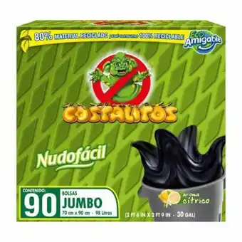 Sam's Club Bolsas para basura costalitos bio jumbo con 90 pzas oferta