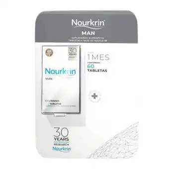 Suplemento alimenticio nourkrin man 60 tabletas