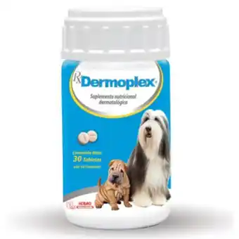 Petco Holland rx dermoplex suplemento nutricional dermatológico para perro, 30 tabletas oferta