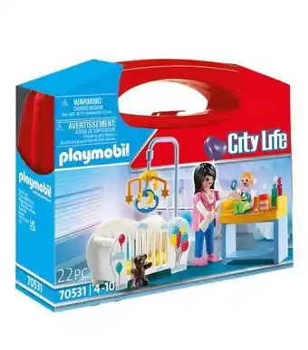 Playmobil maletín guardería 70531