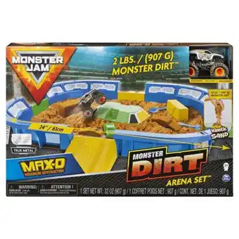 Spin master monster jam arena set max-d monster dirt 6046704