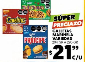 Galletas Marinela Variedad 204 Gr a 296 gr