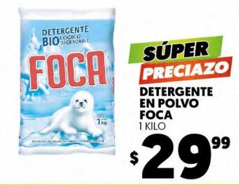 Merco Detergente En Polvo Foca 1 Kilo oferta