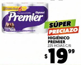 Merco Higienico Premier 225 Hojas c/6 oferta