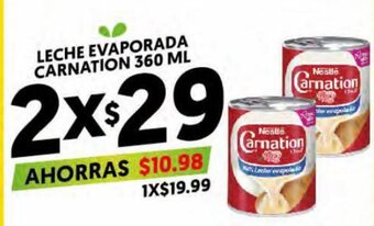 Merco Leche Evaporada Carnation 360 ml oferta
