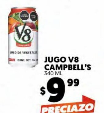 Merco Jugo V8 Campbell's 340 ml oferta