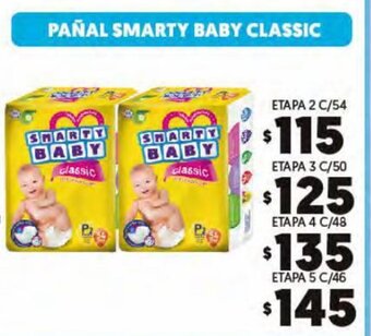 Merco Pañal Smarty Baby Classic Etapa 2 C/54 oferta