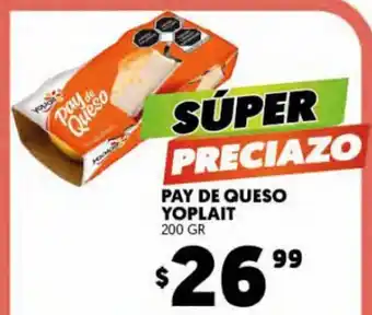 Merco Pay de Queso Yoplait 200 gr oferta
