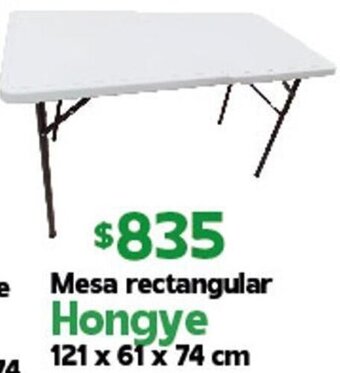 Arteli Mesa Rectangular Hongye 121 x 61 x 74cm oferta