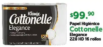 Papel Higiénico Cottonelle Elegance 228HD 16 Rollos