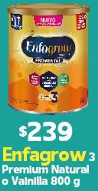 Enfagrow 3 Premium Natural o Vainilla 800g