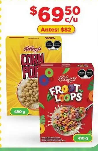 Bodega Aurrerá Cereales corn pops / froot loops oferta