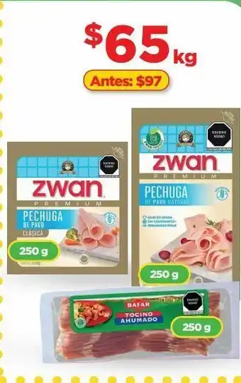 Pechuga de pavo zwan 250g