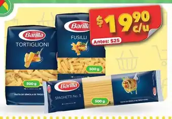 Bodega Aurrerá Pasta barilla 500g oferta