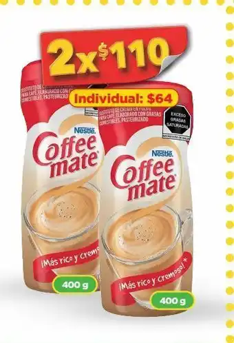 Bodega Aurrerá Coffe mate 400g x2 oferta