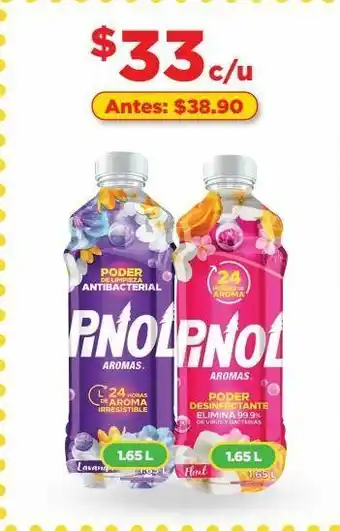 Bodega Aurrerá Limpiadores pinol 1.65l oferta