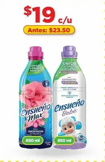 Bodega Aurrerá Suavizante de telas ensueño 850ml oferta