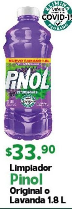 Arteli Limpiador Pinol Original o Lavanda 1,8L oferta