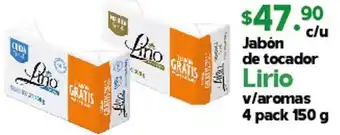 Jabón de Tocador Lirio v/ Aromas 4 Pack 150g