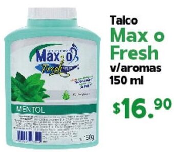 Talco Max o Fresh v/Aromas 150ml