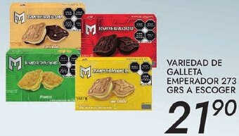 Alsuper Variedad de Galleta Emperador 273grs A Escoger oferta