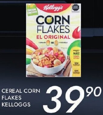Alsuper Cereal Corn Flakes Kelloggs oferta