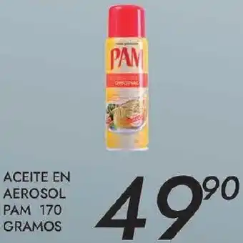 Alsuper Aceite en Aerosol Pam 170grs oferta