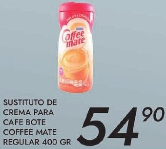 Alsuper Sustituto de Crema para Cafe Bote Coffee Mate Regular 400gr oferta