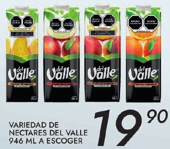 Alsuper Variedad de Nectares del Valle 946ml A Escoger oferta