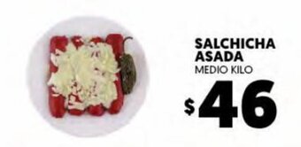 Merco Salchicha Asada Medio Kilo oferta