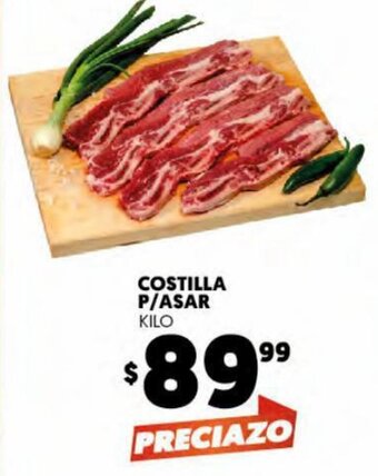 Costilla p/Asar