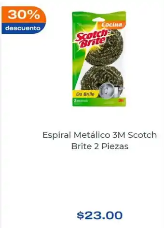 Espiral Metalico 3M Scotch Brite 2 Piezas