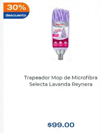 Trapeador Mop de Microfibra Selecta Lavanda Reynera