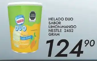 Alsuper Helado Duo Sabor Limon - Mango Nestle 2452 Gram oferta