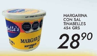 Alsuper Margarina Con Sal Tinabelles 454 Grs oferta