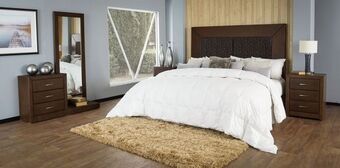 Muebles Dico Recámara king size picasso nogal oferta