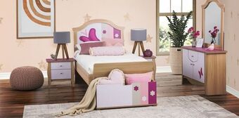 Muebles Dico Recámara individual paula 5 piezas oferta