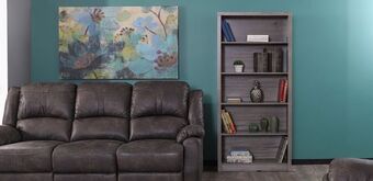 Muebles Dico Librero maxima 5 repisas gris oferta