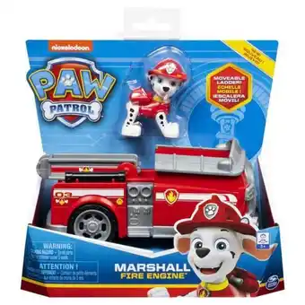 Juguetrón Spin master paw patrol vehículo básico marshall fire engire 6054135 oferta