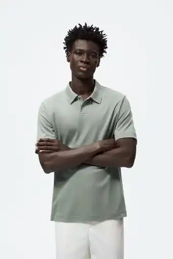 ZARA Polo acabado mercerizado oferta