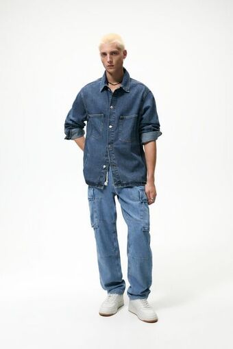 ZARA Pantalón cargo relaxed fit oferta