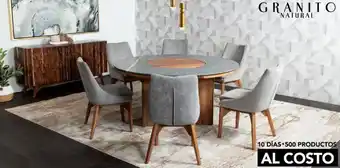 Comedor roma nogal enigma granito