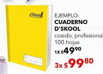 DelSol Cuaderno d´skool 100 hojas oferta