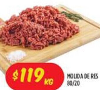 Mi Tienda del Ahorro Molida de Res 80/20 oferta