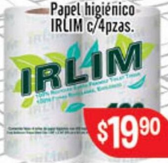 El Florido Papel Higiénico Irlim c/4pzas oferta