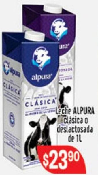 Leche Alpura Clasica o Deslactosada de 1L