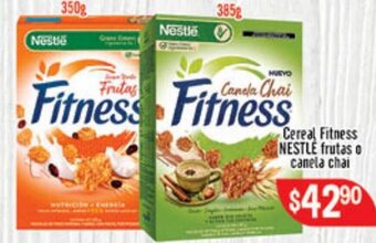 Cereal Fitness Nestlé Frutas o Canela Chai