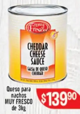 Queso para Nachos Muy Fresco de 3kg