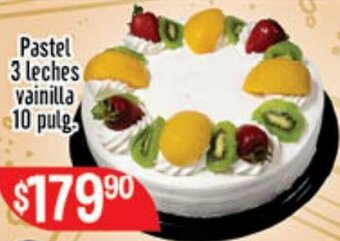 Pastel 3 Leches Vainilla 10pulg