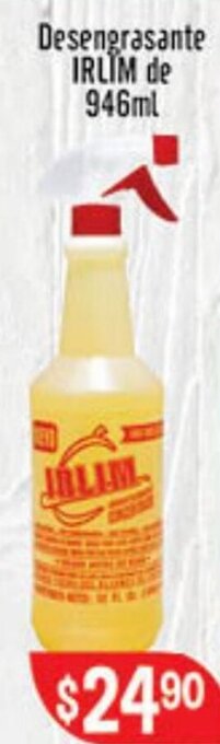 El Florido Desengrasante Irlim de 946ml oferta